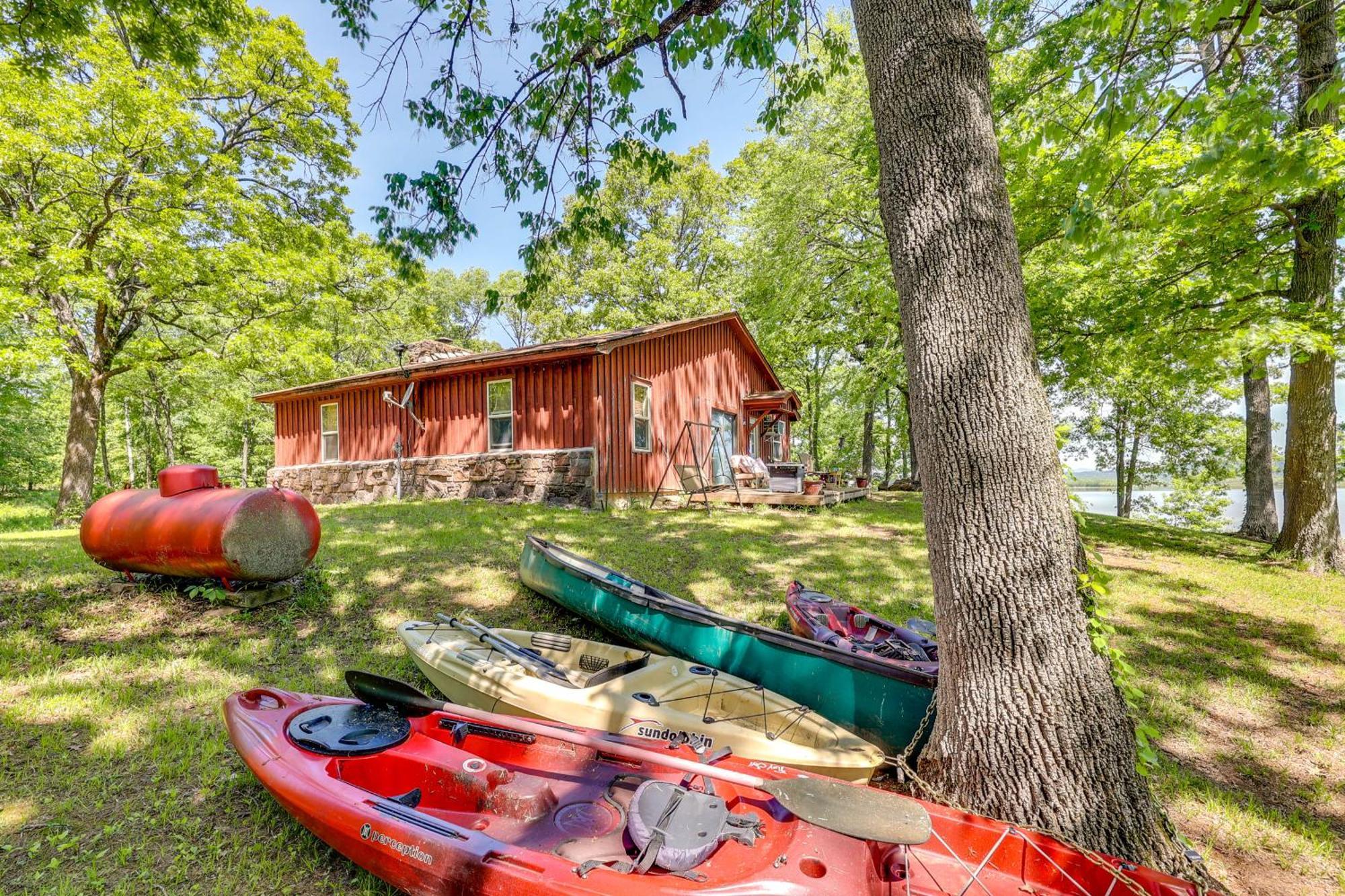 Rural Arkansas Vacation Rental With Lake Access Scranton Luaran gambar