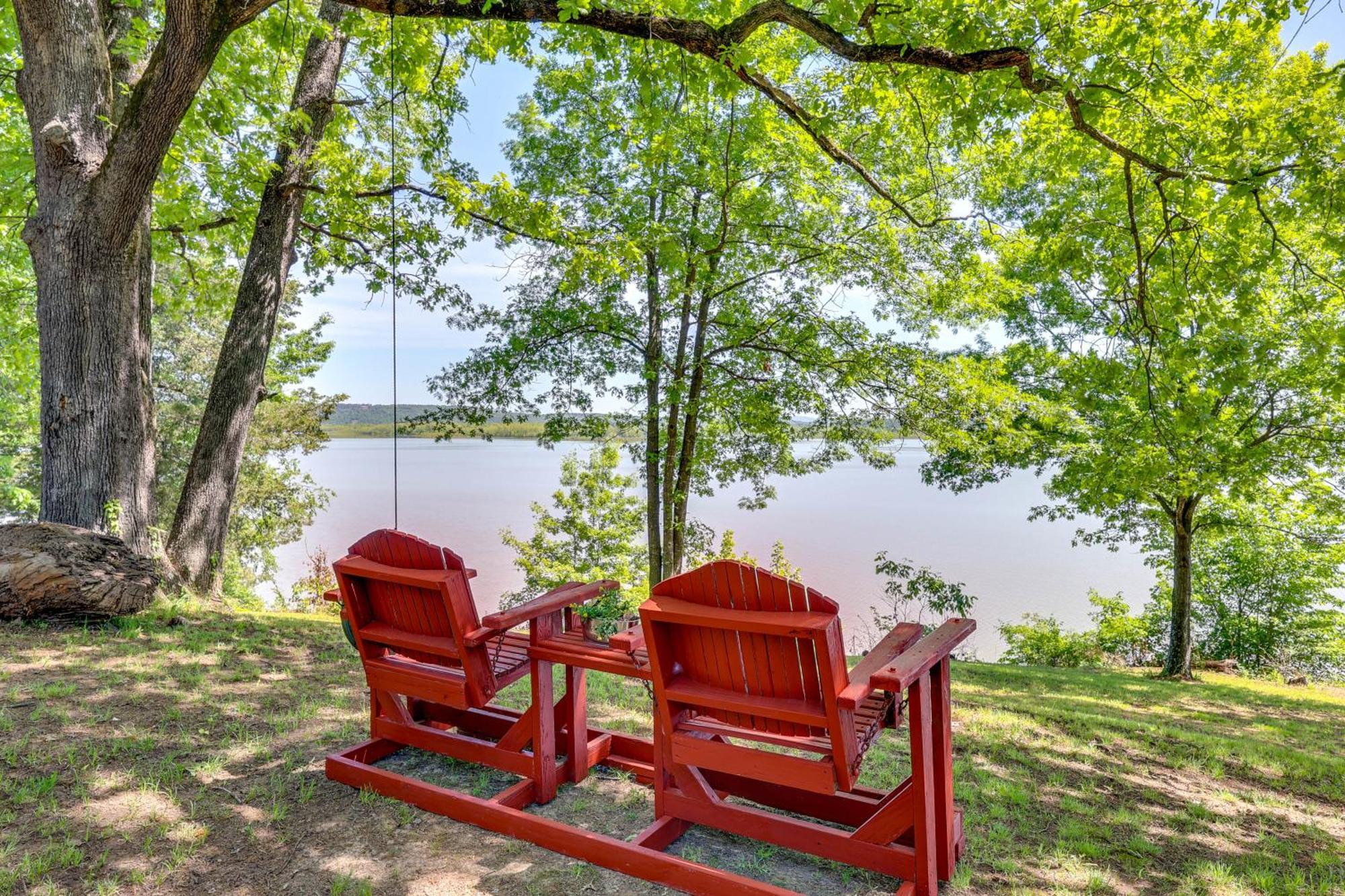 Rural Arkansas Vacation Rental With Lake Access Scranton Luaran gambar